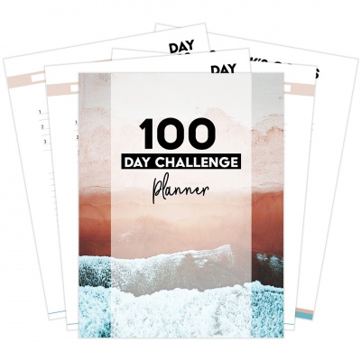100 Day Challenge Planner