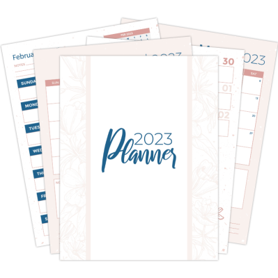 2023 Vertical Column Weekly Planner