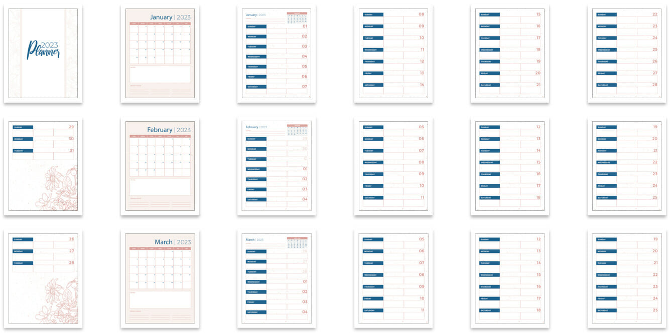 three column planners 3 01