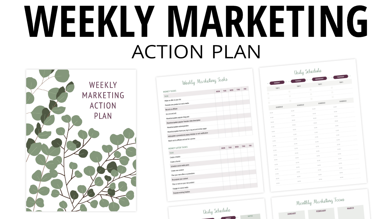 weekly marketing action plan Banner 2
